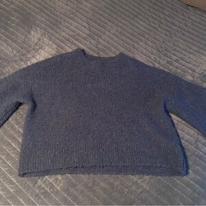 CeCe Women's Navy Crew Neck Sweater